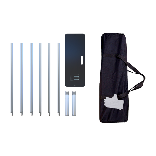 Hexagon Shape Tube Display Stands