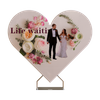 Wedding Heart Shape Tube Display Stands