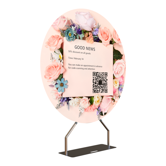 Round Shape Tube Display Stand