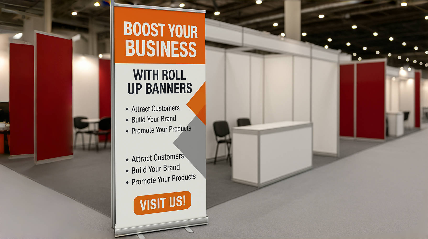 How Do Roll Up Banners Elevate Your Brand Visibility?