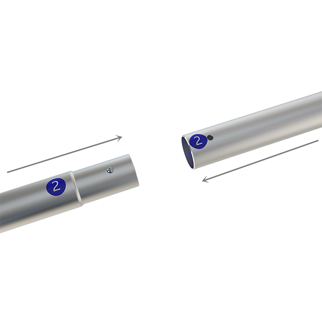 Wedding Heart Shape Tube Display Stands