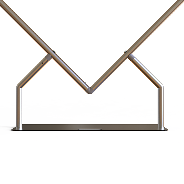 Wedding Heart Shape Tube Display Stands