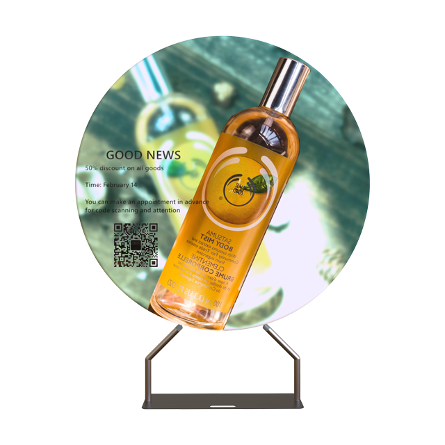 Round Shape Tube Display Stand