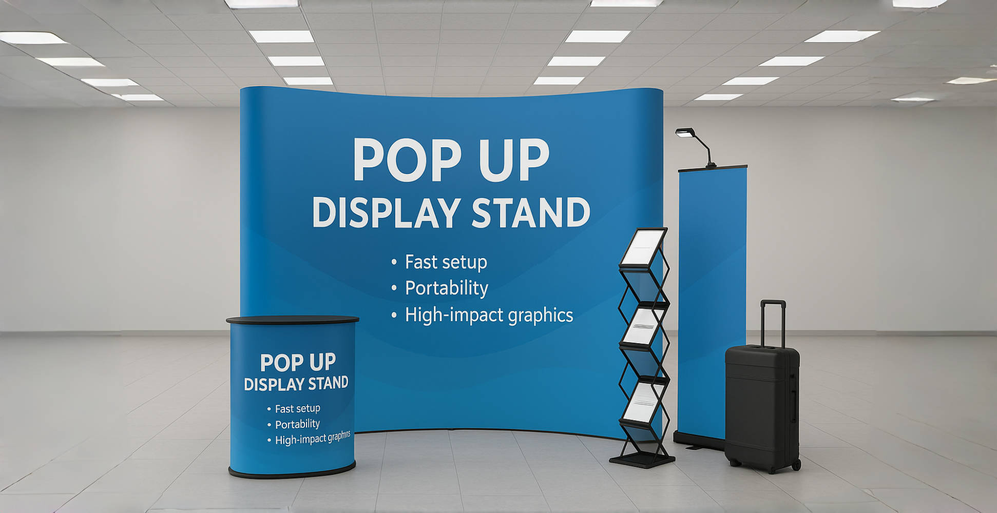 How Can A Pop Up Display Stand Transform Your Trade Show Presence?