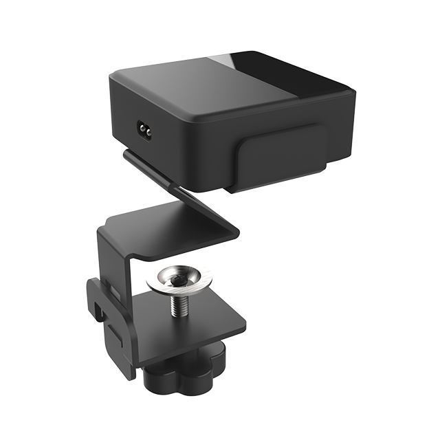 OT-SCAS-008 — 100W GaN Desk-Edge Clamp Charger — Perfect for Demo Counters & Hot-Desking