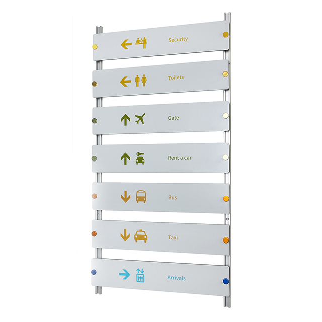 Sign Standoffs On Rails