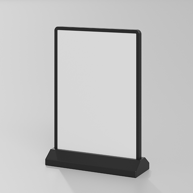 OM-TLB tabletop light box showing its frame and illuminated panels