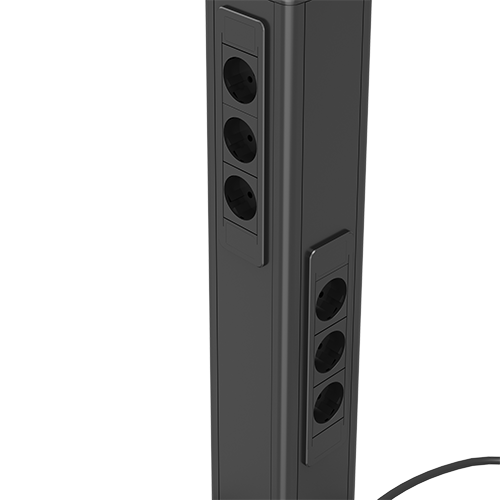 PBK-D power tower showing AC and USB charging connections