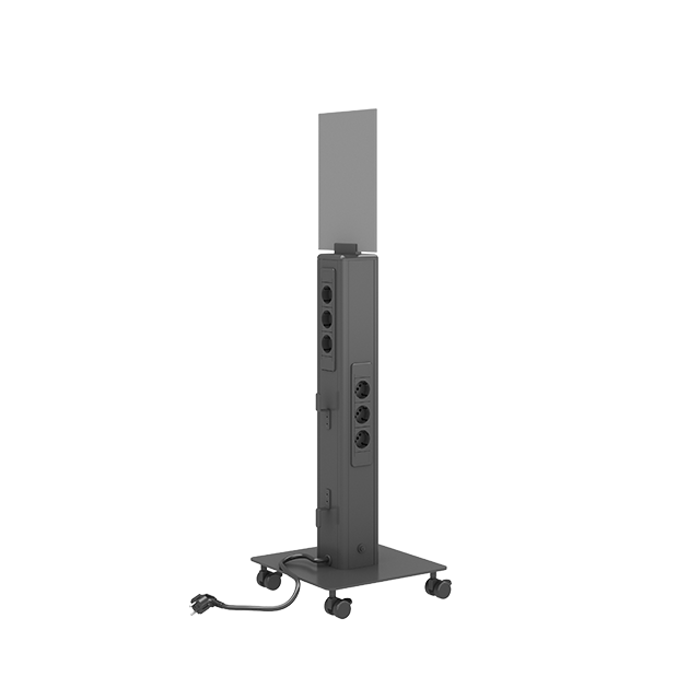 Power Tower Charging Station with Schuko & NEMA Outlets – PBK-D